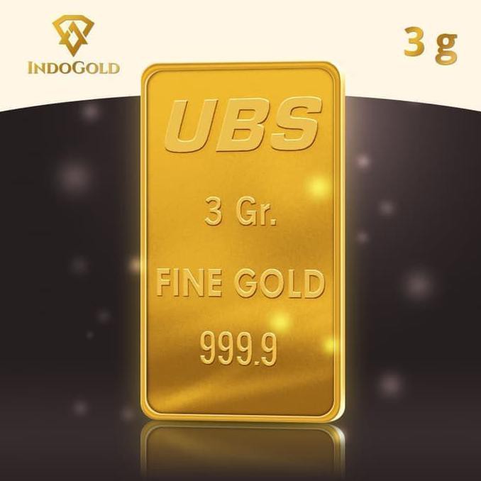 emas ubs 3 gram logam mulia,garansi uang kembali include sertifikat