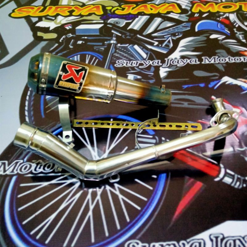 knalpot akrapovic VARIO125,150led,new,karbu,cbs,tecno,BEAT fi,esp,karbu,pop,street,scoopy,spacy,mio