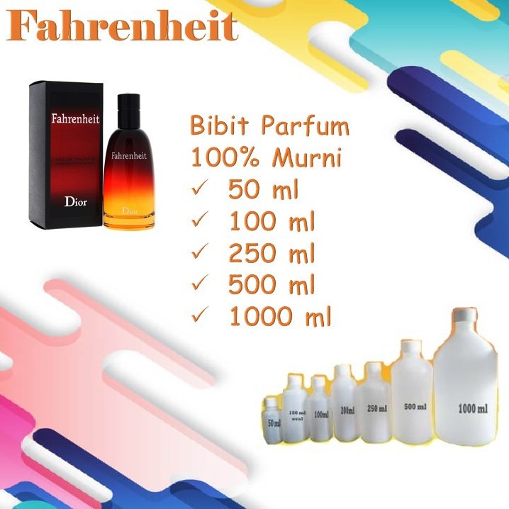Bibit Biang Parfum Murni 100% FAHRENHEIT
