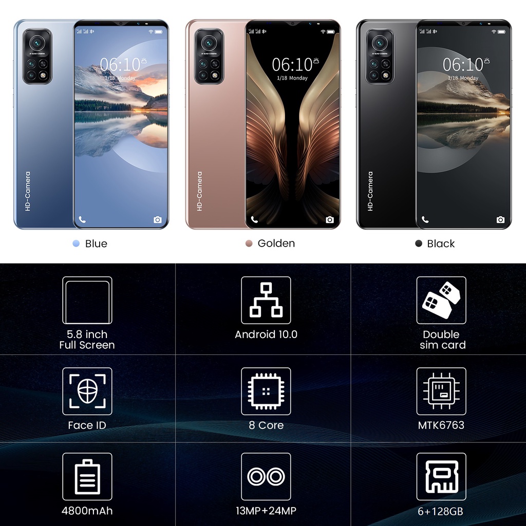 【Promo】cuci gudang hp murah xiami M10T Pro 5.8 inch 6GB+128GB COD+Gratis Ongkir hp ram 4gb murah Bayar Ditempat hp android murah hp 1 jutaan hp 500 ribuan hadiah natal unik hadiah Natal hp xiaomi murah hp xiaomi ram 4 gb murah-4