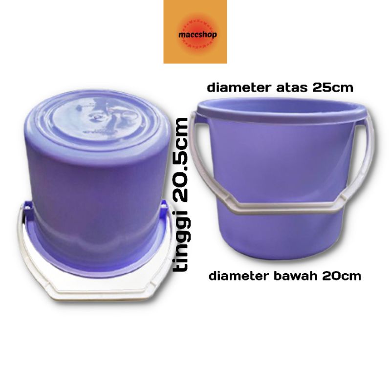 Tanaka Ember Plastik 9 Liter - 2.5 Galon Warna Pastel - Macaron Series