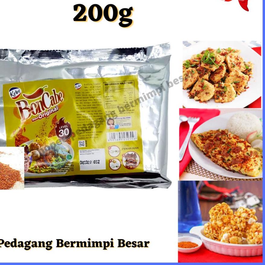 

Hot - Boncabe Level 30 200gr Bon Cabe | Cabe Bubuk | Cabai Bubuk