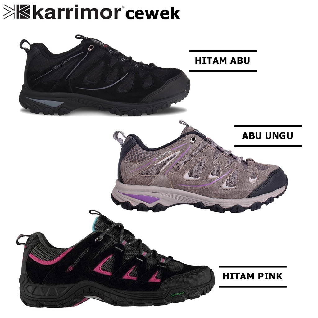 SALE Sepatu Hiking Outdoor Karrimor Summit 00, Sepatu Gunung Pendek Wanita