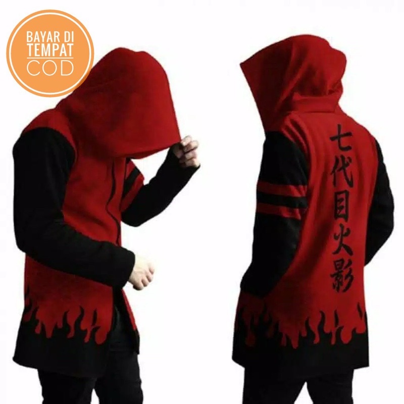 BORUTO NARUTO HOKAGE 7 YONDAIME ANBU AKATSUKI Jaket Jubah Hoodie Sweater Anime Manga