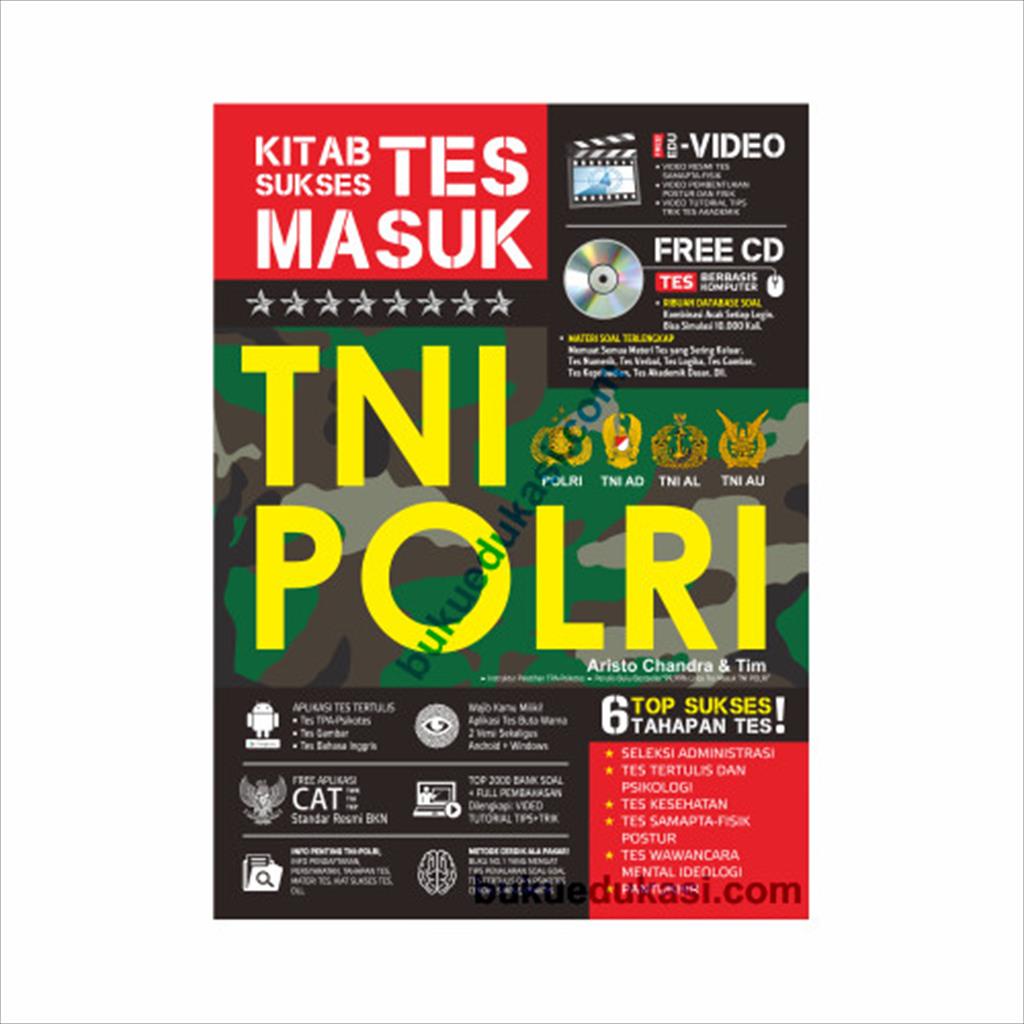 BUKU TNI POLRI 2021 - 2022 KITAB SUKSES TES MASUK TNI – POLRI (Original - Bestseller)