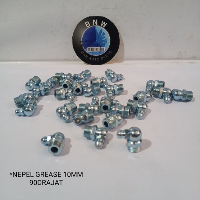 NEPEL GREASE / NEPEL GEMUK 10MM 90° DERAJAT BENGKOK UNI GARANSI