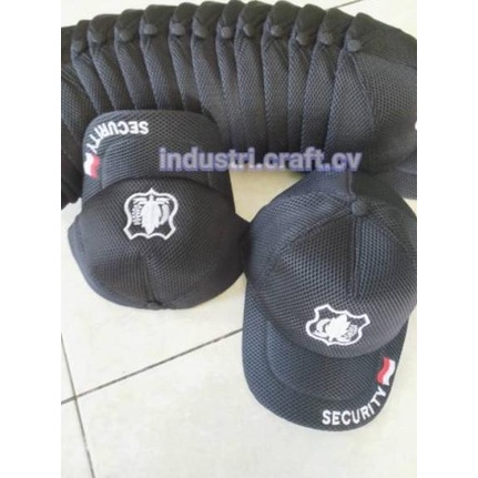 Topi Jaring Topi Satpam Security Topi Security Hitam Biru Coklat ,,