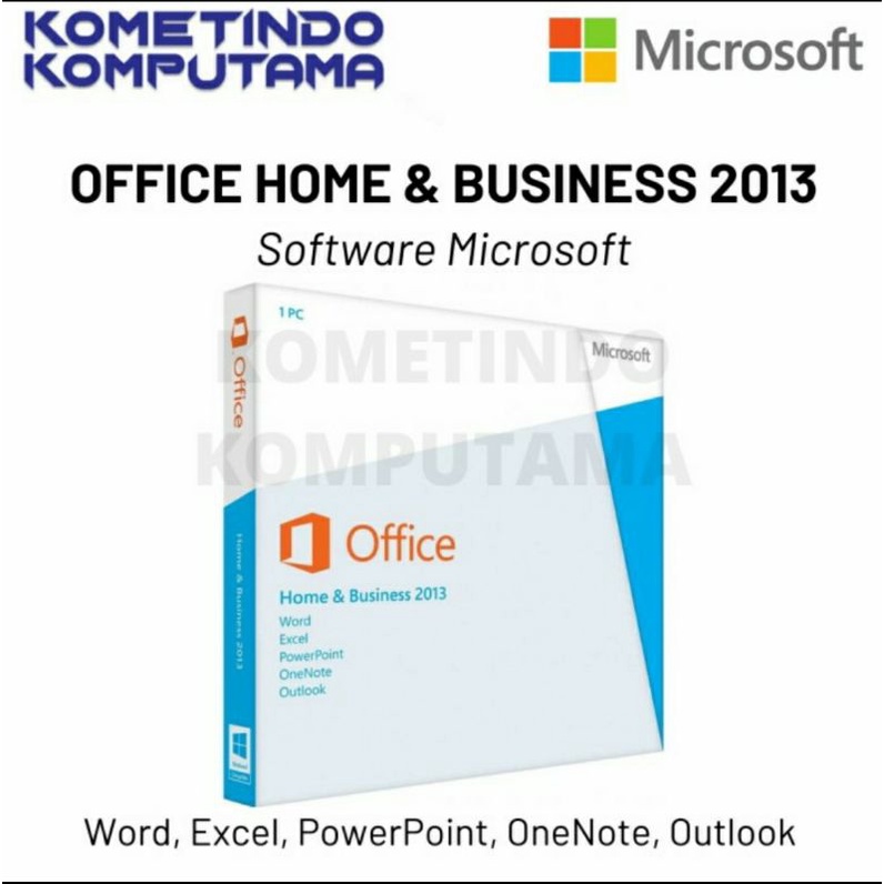 Microsoft Office Home & Business 2013 Original Word/Excel/PowerPoint ORIGINAL 100%