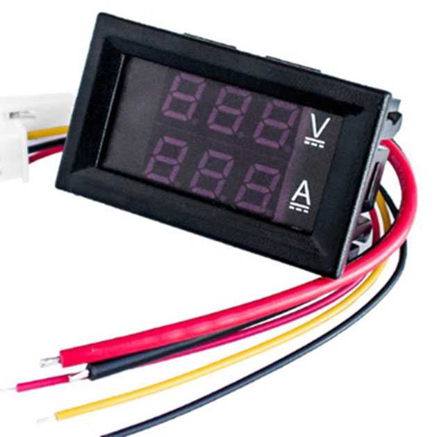 Alat Pengukur Listrik Voltmeter Ammeter LED - GN-0117