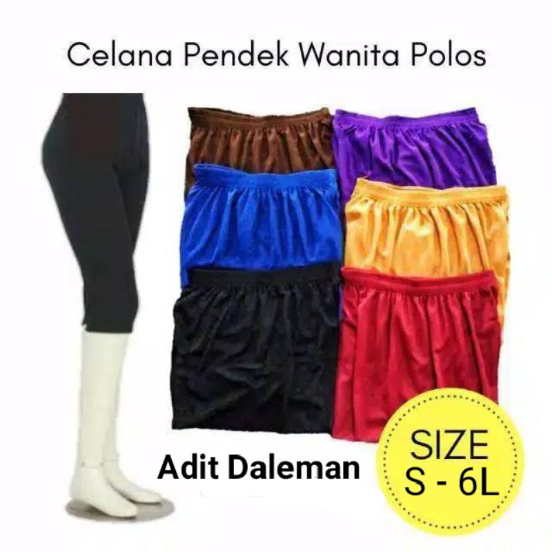 6 pcs celana shot wanita pendek | celana tayet wanita termurah | tayet daleman wanita jumbo terlaris