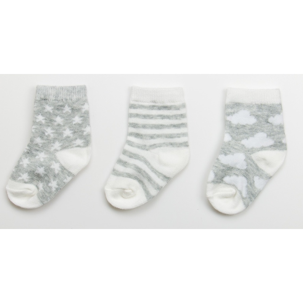 Mother's Choice Infant  Socks NB-6M - Kaos Kaki Bayi Per3pcs