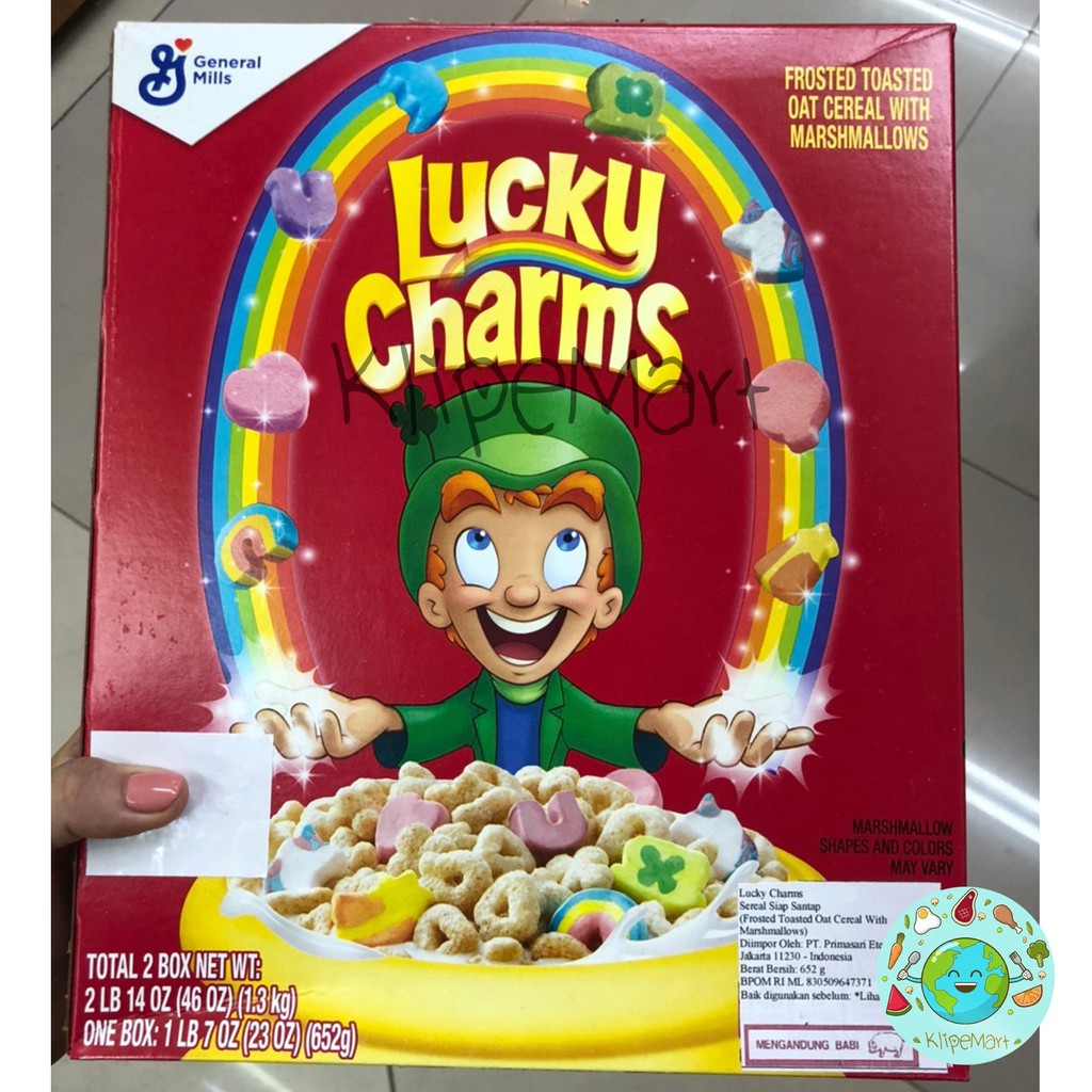

lucky charms cereal 2 box