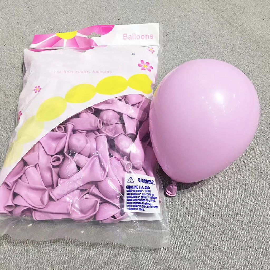 Balon Lateks Macaron 5 inci（200 PCS） balon  balon huruf  balon latex balon ulang tahun