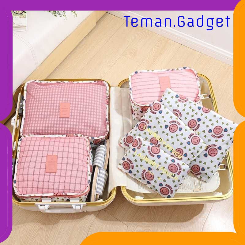 TG-FS242 MELTSET Tas Travel Bag in Bag Laundry Pouch Organizer 6 in 1 - MT6