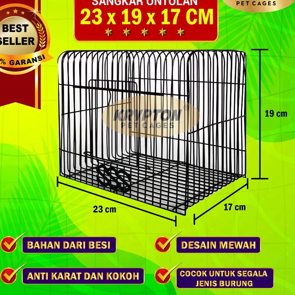 Sangkar Untulan Besi - Burung, Lovebird, Hamster, Hewan Kecil <