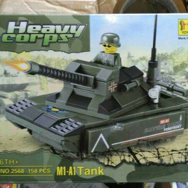 Mainan Lego Tank Army Heavy Corps
