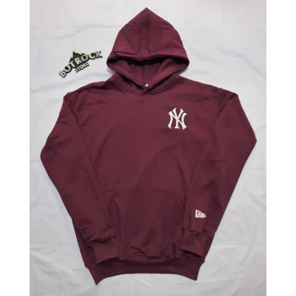 SWEATER HOODIE NEW ERA (MAROON)