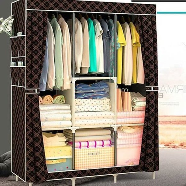 Lemari Pakaian Jumbo Motif Multifunction Wardrobe Ukuran 135x45x170cm