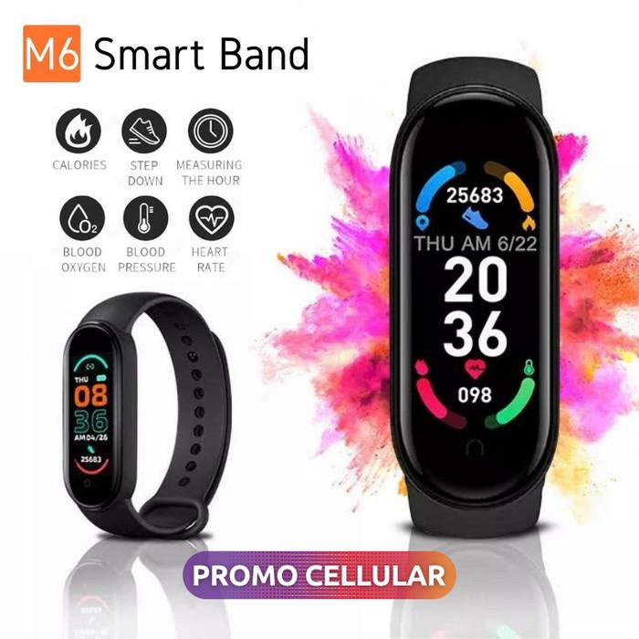 Smartwatch M6 Smartband M6 Jam Tangan Pintar Monitor Detak Jantung