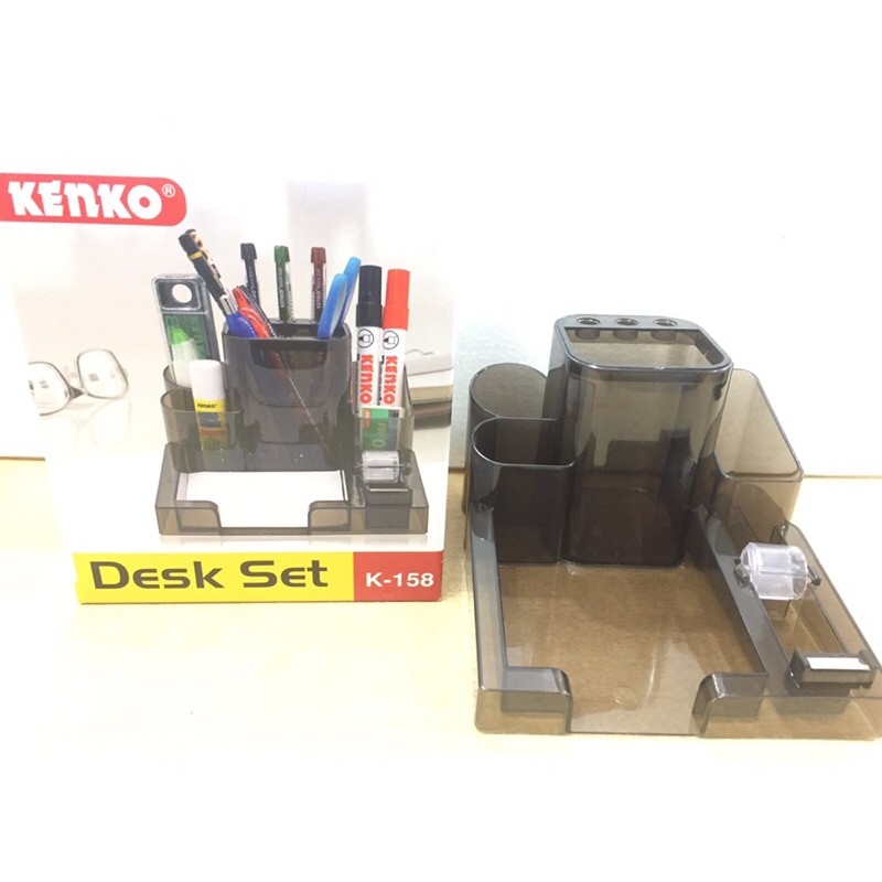 

Desk set/tempat pulpen/pen holder K-158 Kenko
