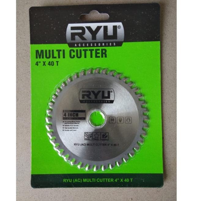 RYU MATA GERINDA POTONG KAYU 4 IN 40T MATA POTONG ALUMUNIUM