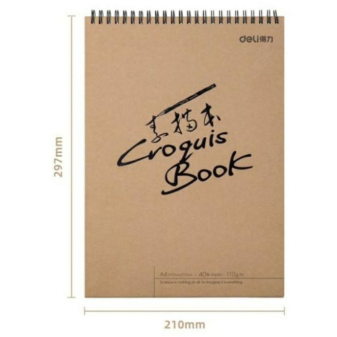 

Unik Deli Croquis Sketch Book A4 Promo