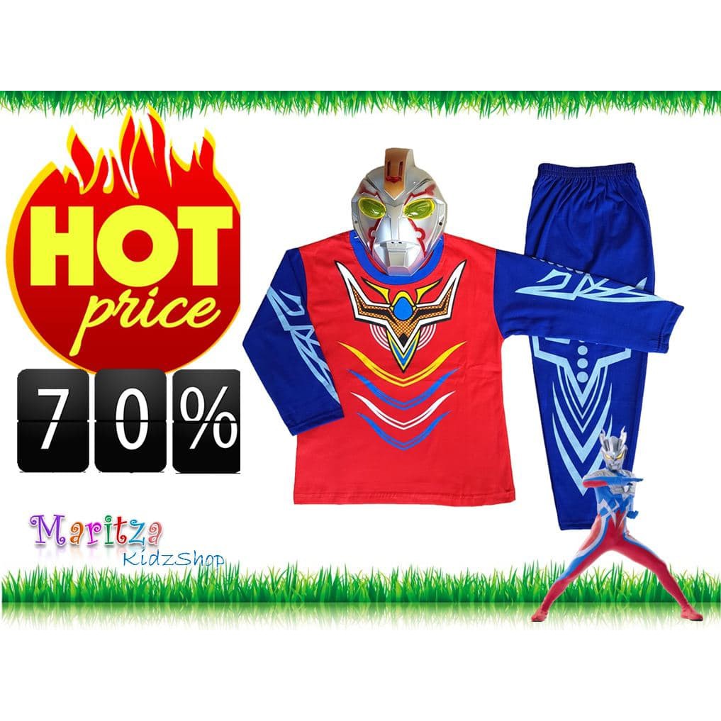 ASLI PRODUK Kostum Anak Ultraman Zero - 2th