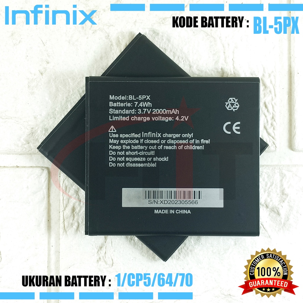 Baterai Battery Ori INFINIX BL-5PX BL5PX HOT Fire Api