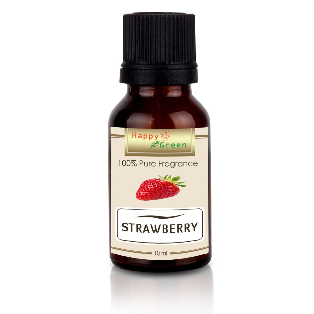 Happy Green Strawberry Fragrance Oil - Aroma Stroberi