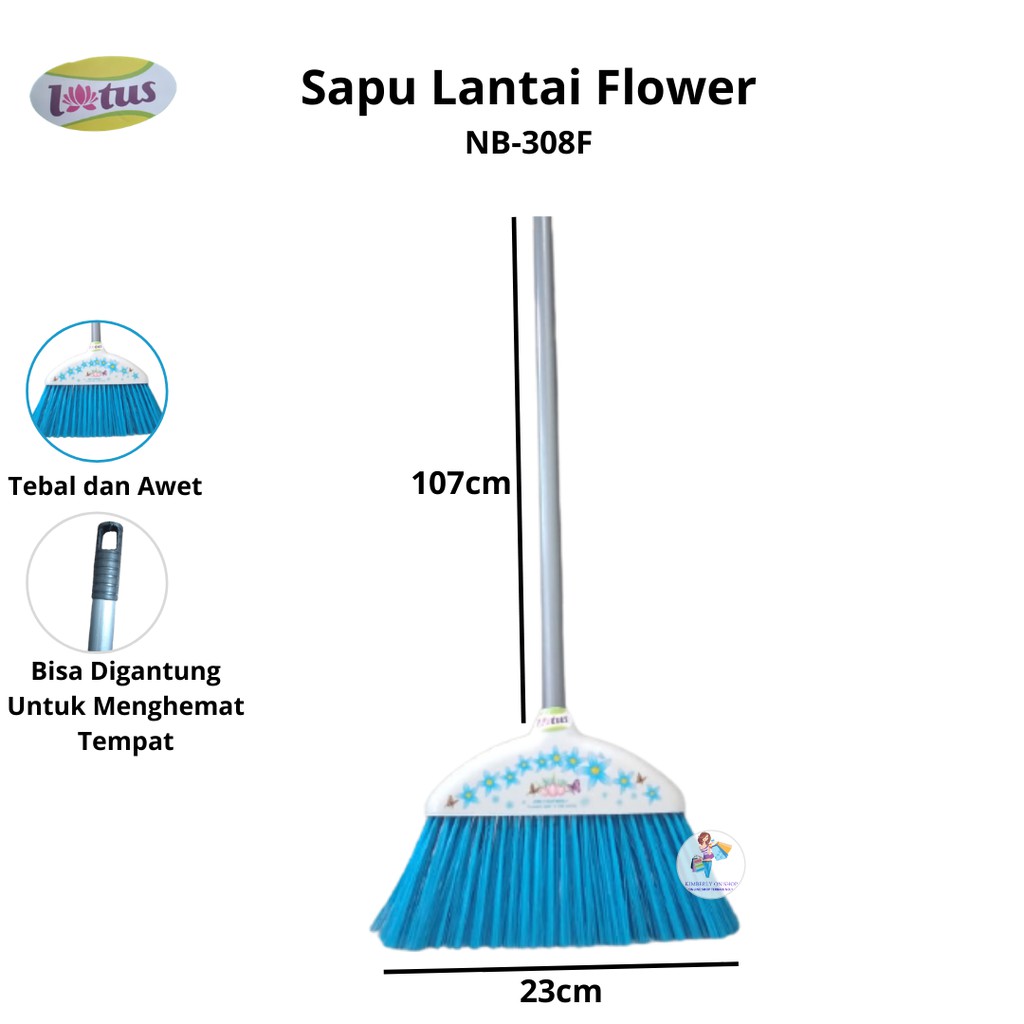 Lotus Sapu Lantai Cover Bunga NB-308F
