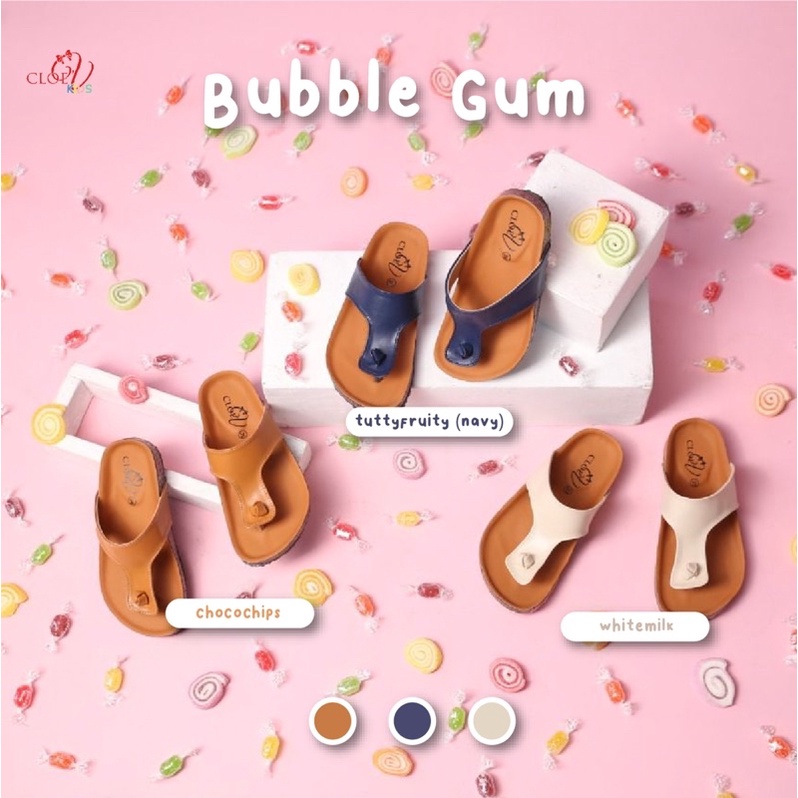 CLOEVKIDS - Sandal anak cewe cowo bubblegum