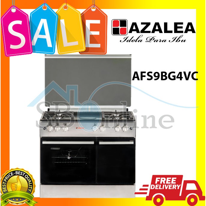 AZALEA Kompor Free Standing 4 Tungku AFS9BG4VC