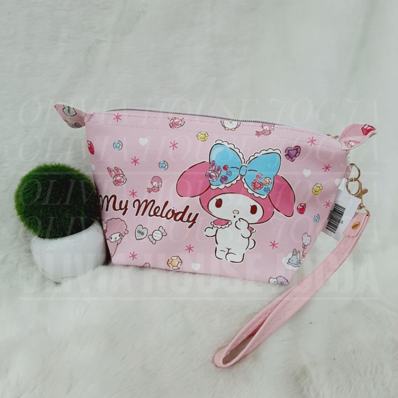 Pouch My Melody Pink Pouch Make Up My Melody Pink Dompet My Melody Pouch Kosmetik My Melody