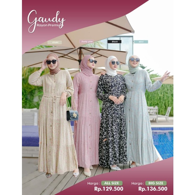 dress gaudy by ghina fashion