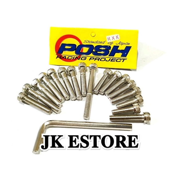 Baut Blok Mesin Rx King / Baut CVT Rx KIng Full Set