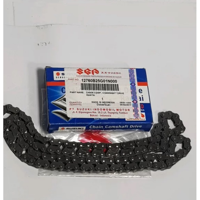 RANTAI KETENG ATAU TIMING CHAIN COMP CHAMSHAFT DRIVE SATRIA FU 15012760B25G01N000