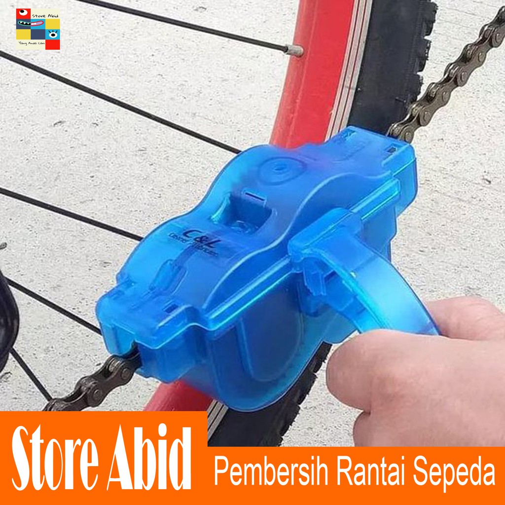 Alat Pembersih Rantai Sepeda Portable / Bicycle Chain Cleaner