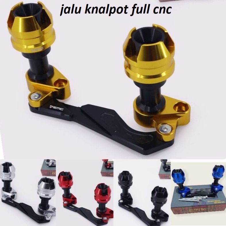 JALU KNALPOT EMC FULL CNC/JALU KNALPOT  NMAX,PCX,LEXY,AEROX,ADV / FLIME KNALPOT NMAX AEROX LEXY dll