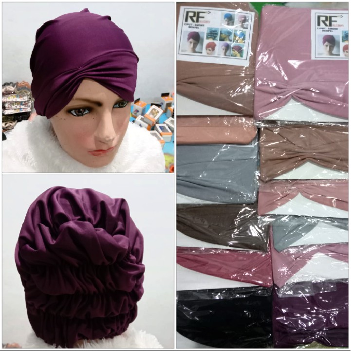 Inner Hijab / Jilbab Dalaman Hijab / Jilbab Poni Kerut Samping Cepol Ciput