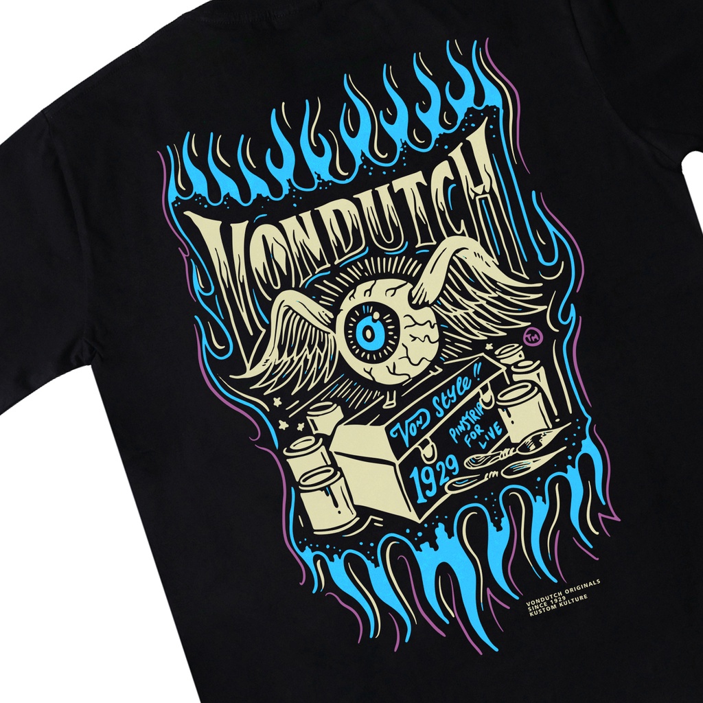 V0n Dutch Tshirt 0476 BLACK