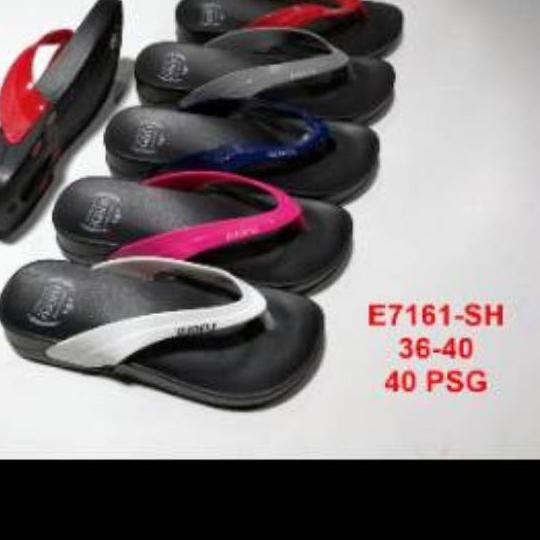 ♥ luofu E7161 & E7161-SH sandal jepit wanita empuk ringan ✲