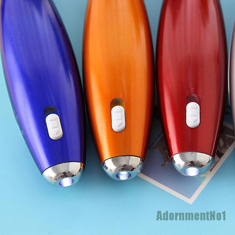 (AdornmentNo1) Pulpen Dengan Lampu LED Bahan Plastik