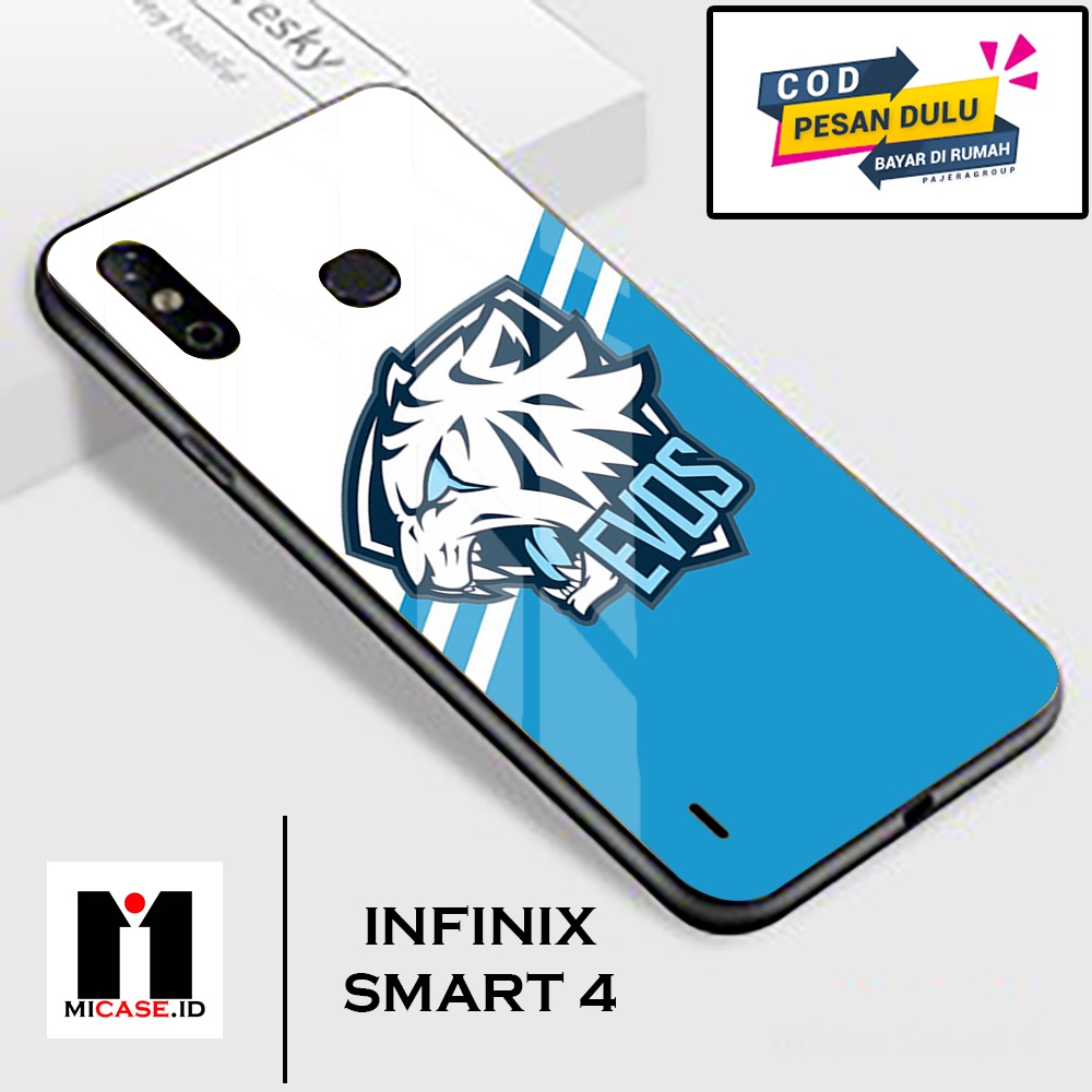 Case INFINIX SMART 4 - Casing INFINIX SMART 4 Fashion Case Terbaru 2022 MI.CASE [ EVOS ] Soft Case G