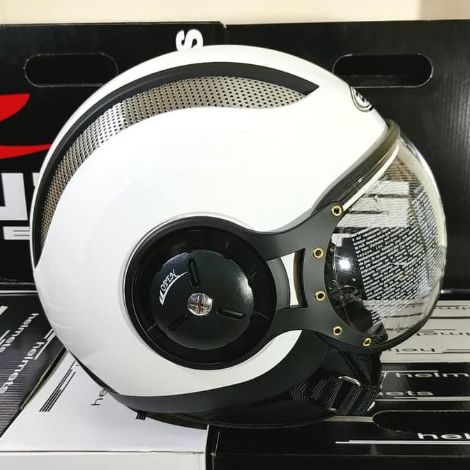 PROMO HELM RETRO DEWASA► ZEUS ZS218 WHITE PUTIH | HELMET | MOTOR | NOT ARAI | NOT AGV | RETRO