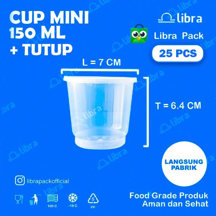 PROMO Thinwall Cup Pudding 150ml MURAH