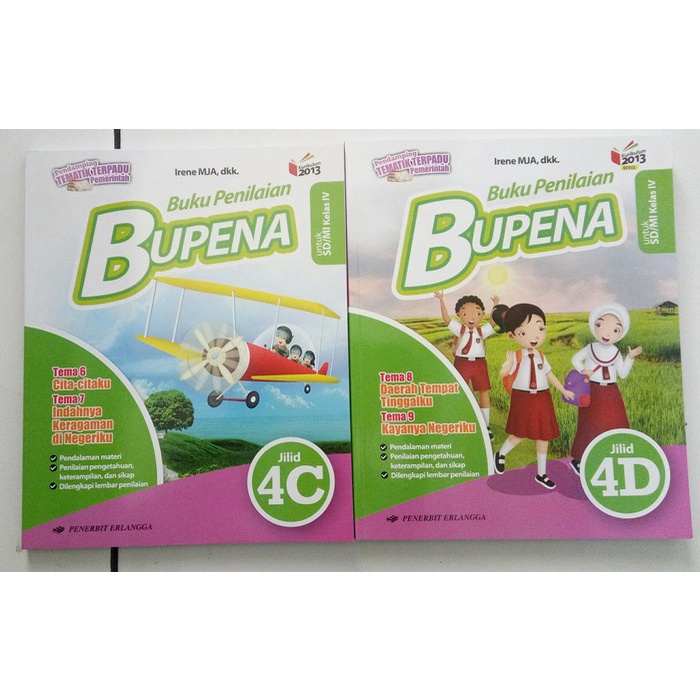

❤BISA COD❤ Bupena 4C,4D untuk SD kelas 4 K13N