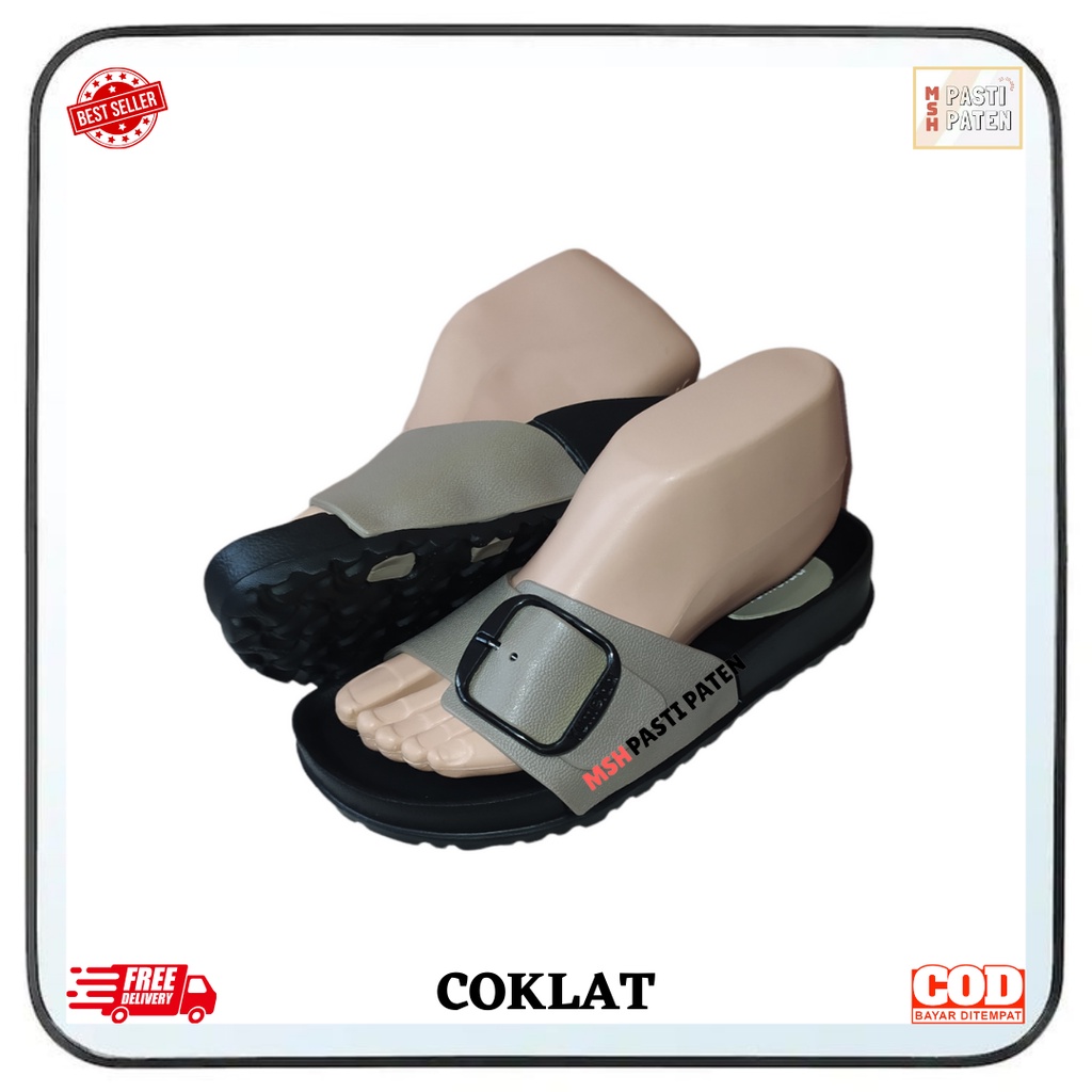 Best seller Sandal selop gesper tali 1 wanita ori yumeida ld 21081 l size 36-41 Sendal murah