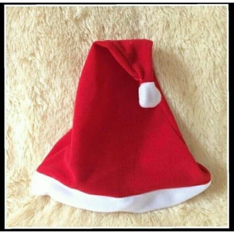 Topi Natal Santa Claus | Aksesoris Merry Christmas | All Size Topi Natal