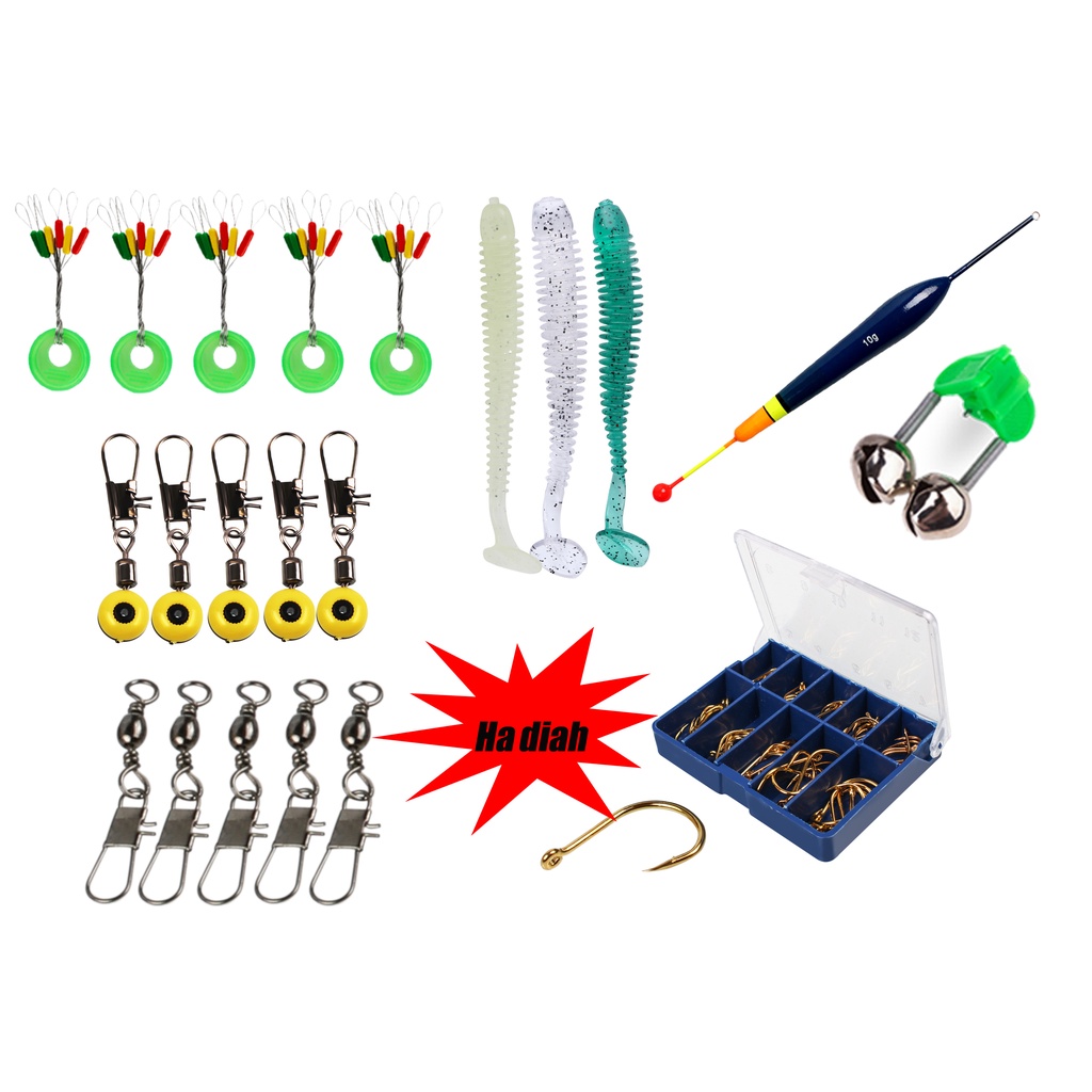 Sougayilang Joran Pancing Set Memancing Tongkat pancing Dan 5.2:1GR 13BB Gulungan Casting Memancing Kanan Kiri Inter-changeable Handle Untuk Air Tawar Memancing Set