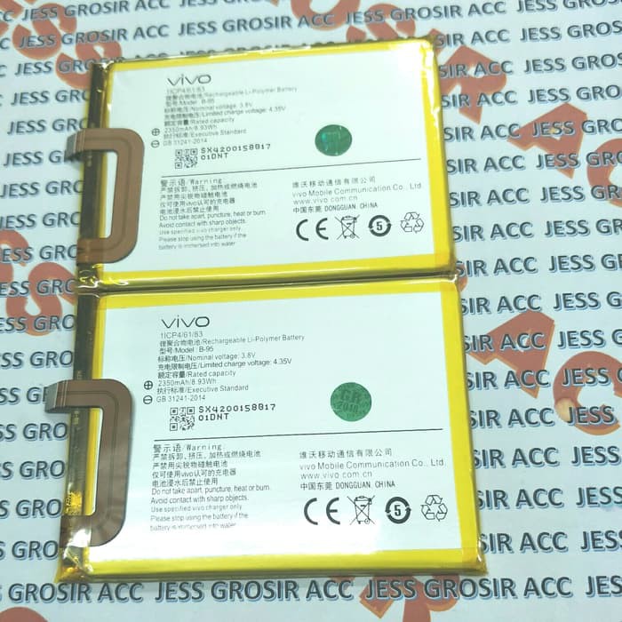 Baterai Battery Original VIVO BK-B-95 / B-95 / B95 Tipe Hp Y51 , Y51A , Y51L , Y51S HP Tahun 2015